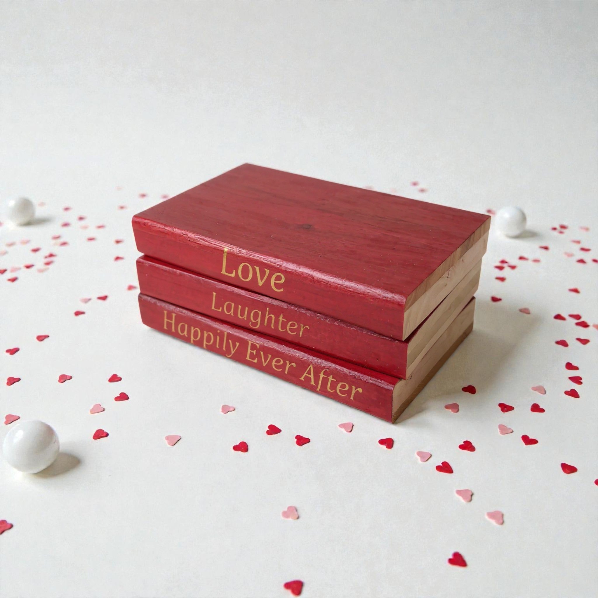 "Love Story" Book Stack