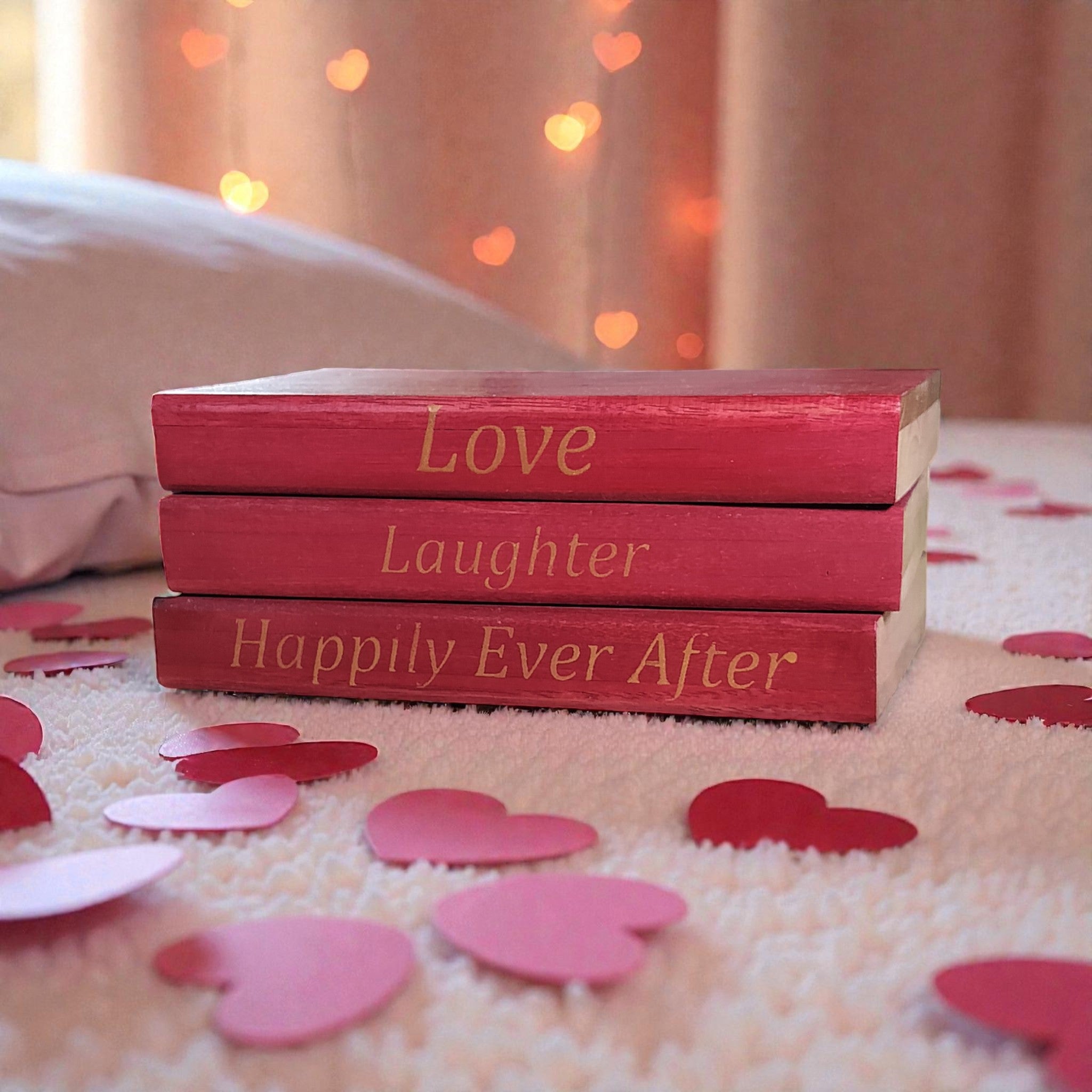 "Love Story" Book Stack