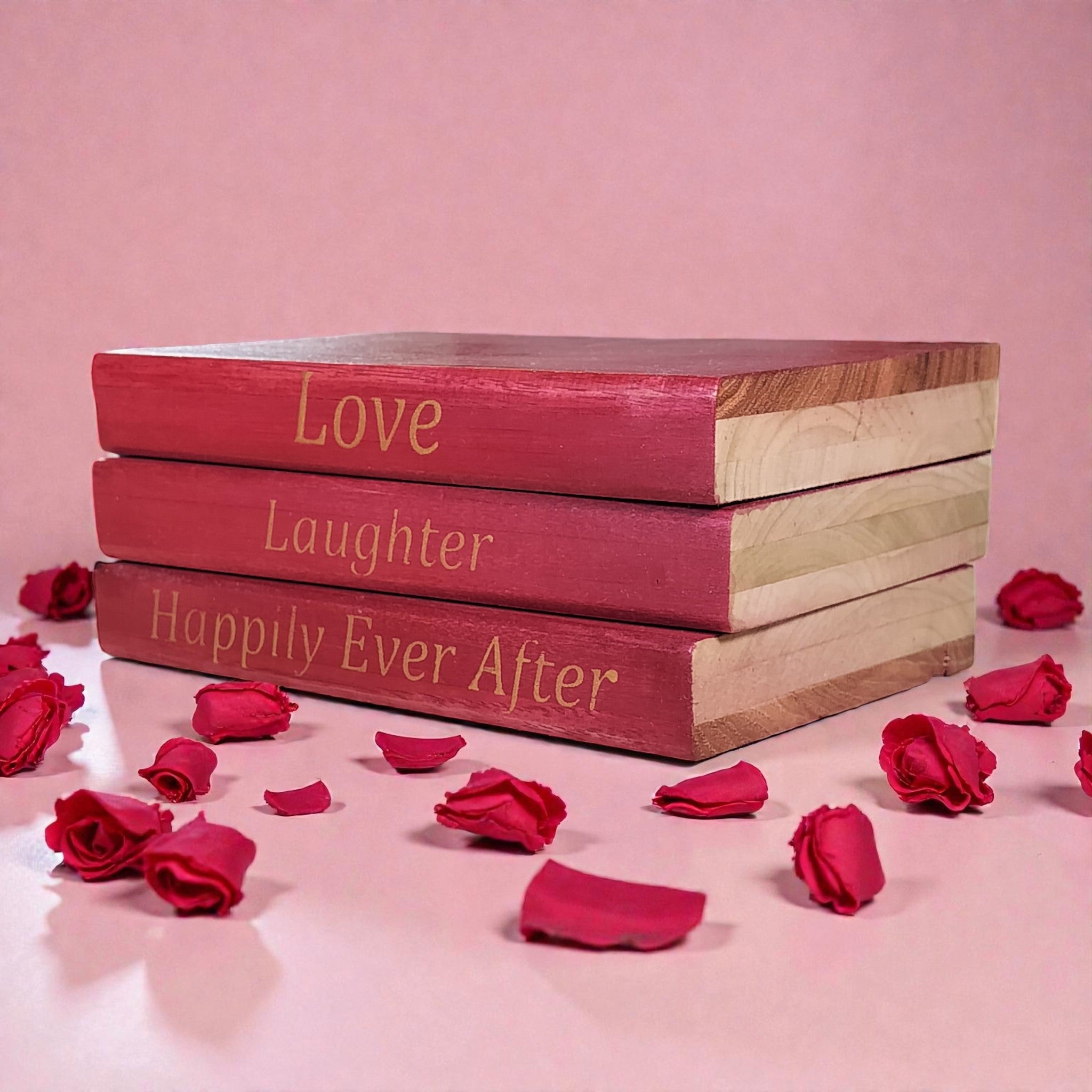 "Love Story" Book Stack