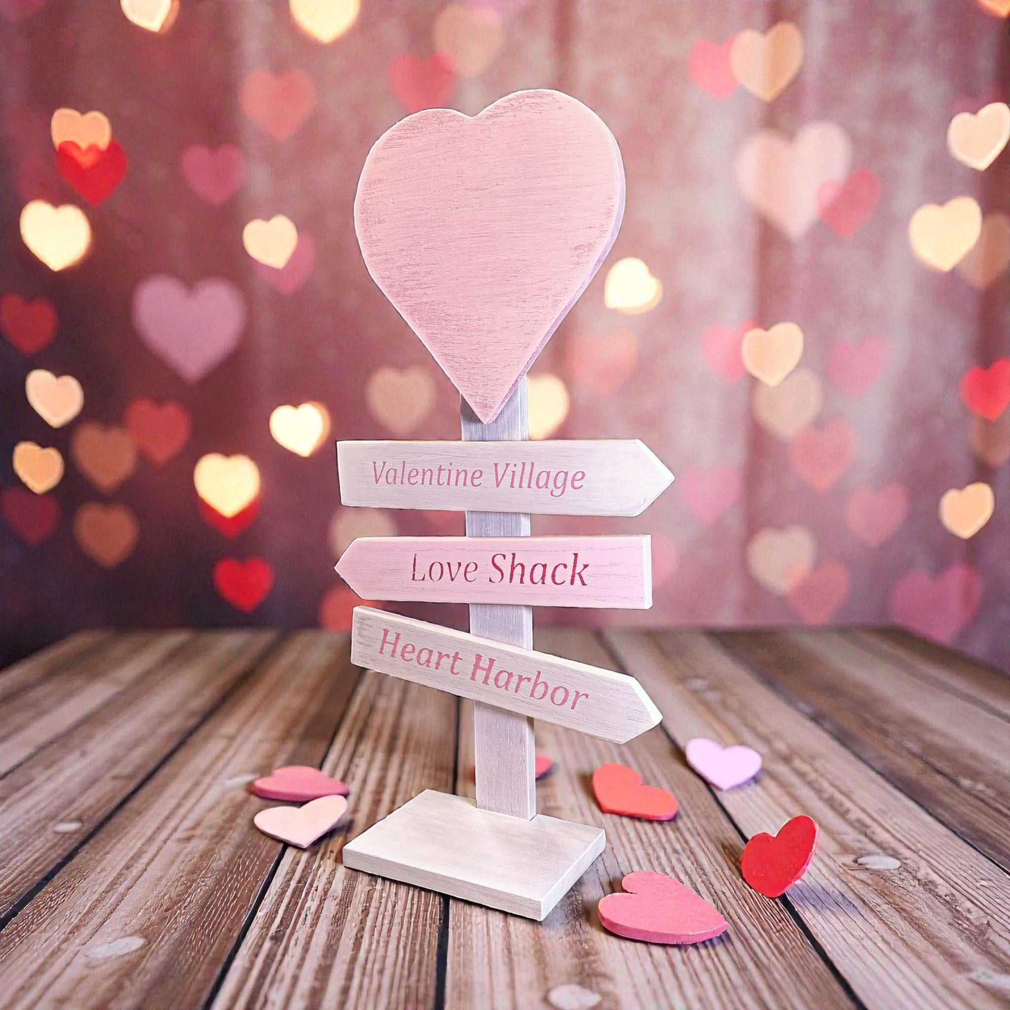 Valentine's Day Road Sign