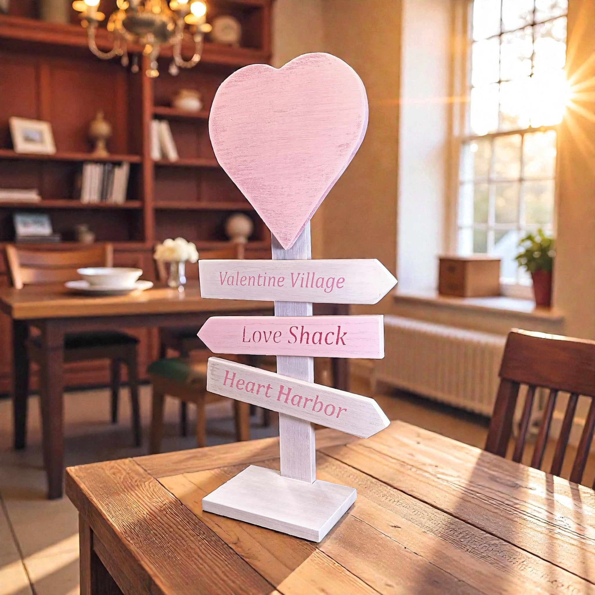 Valentine's Day Road Sign